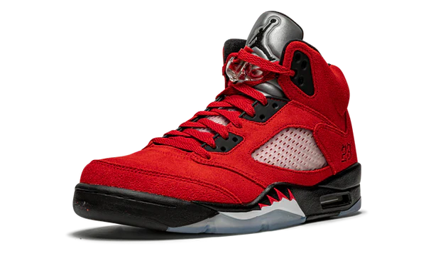 Nike Air Jordan 5 Retro Bull Red Black Suede