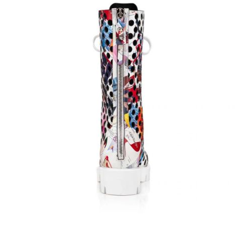 CL Tall Boot Pavletatana Multi/lin Black Calf