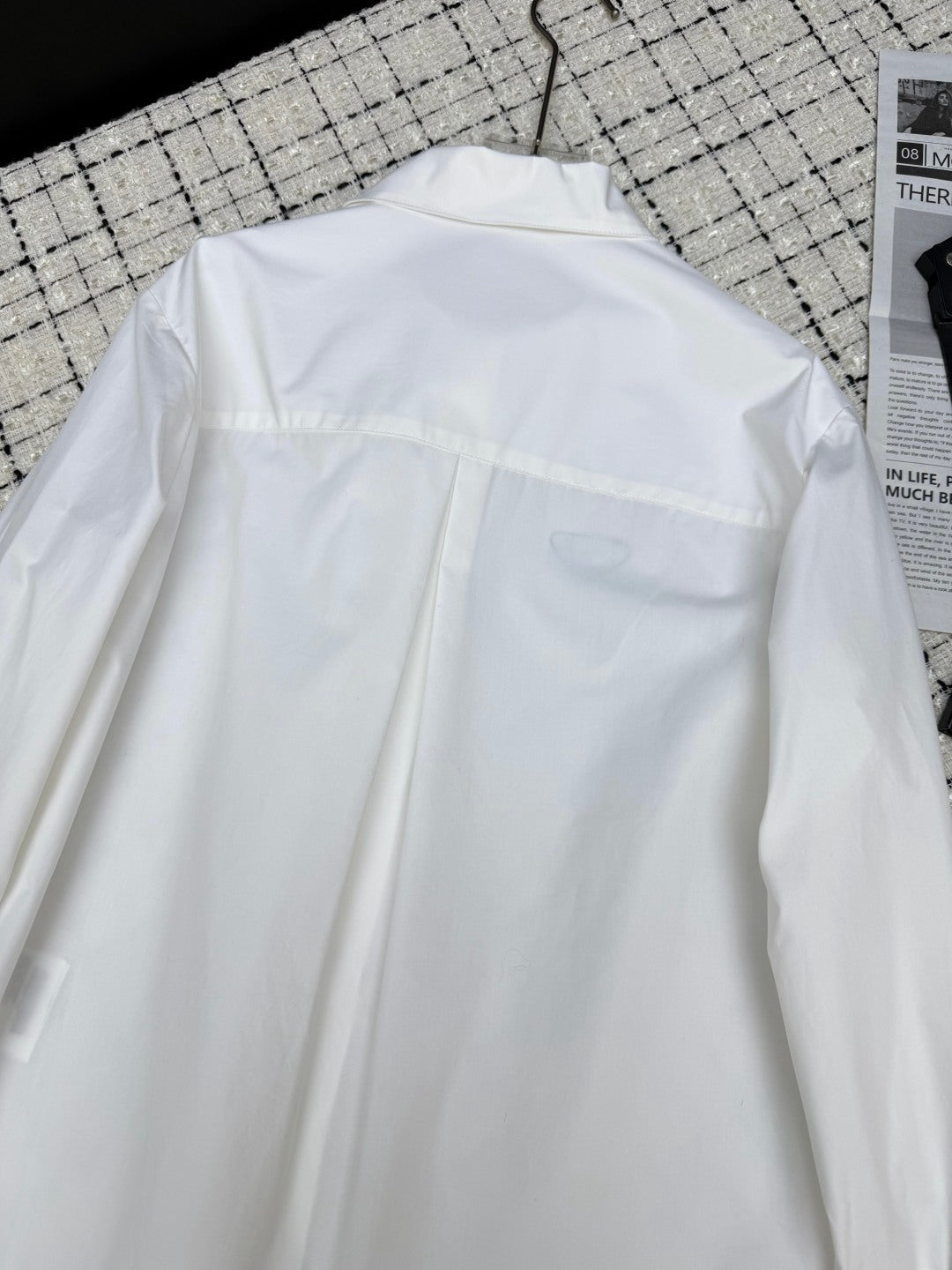 Prada 2026 Triangle Logo Tie-up Top White and Pink Cotton 132431