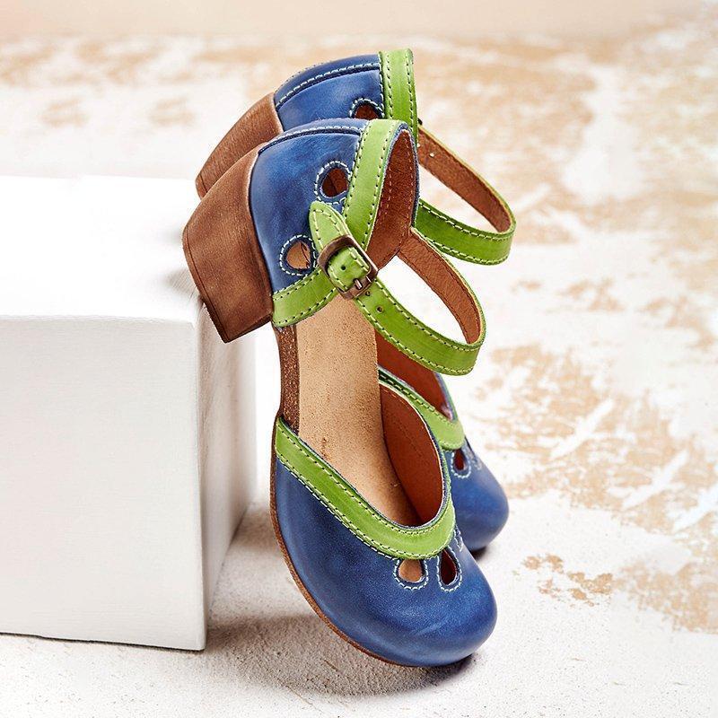Léonie | Sandales à talon bas neo7713