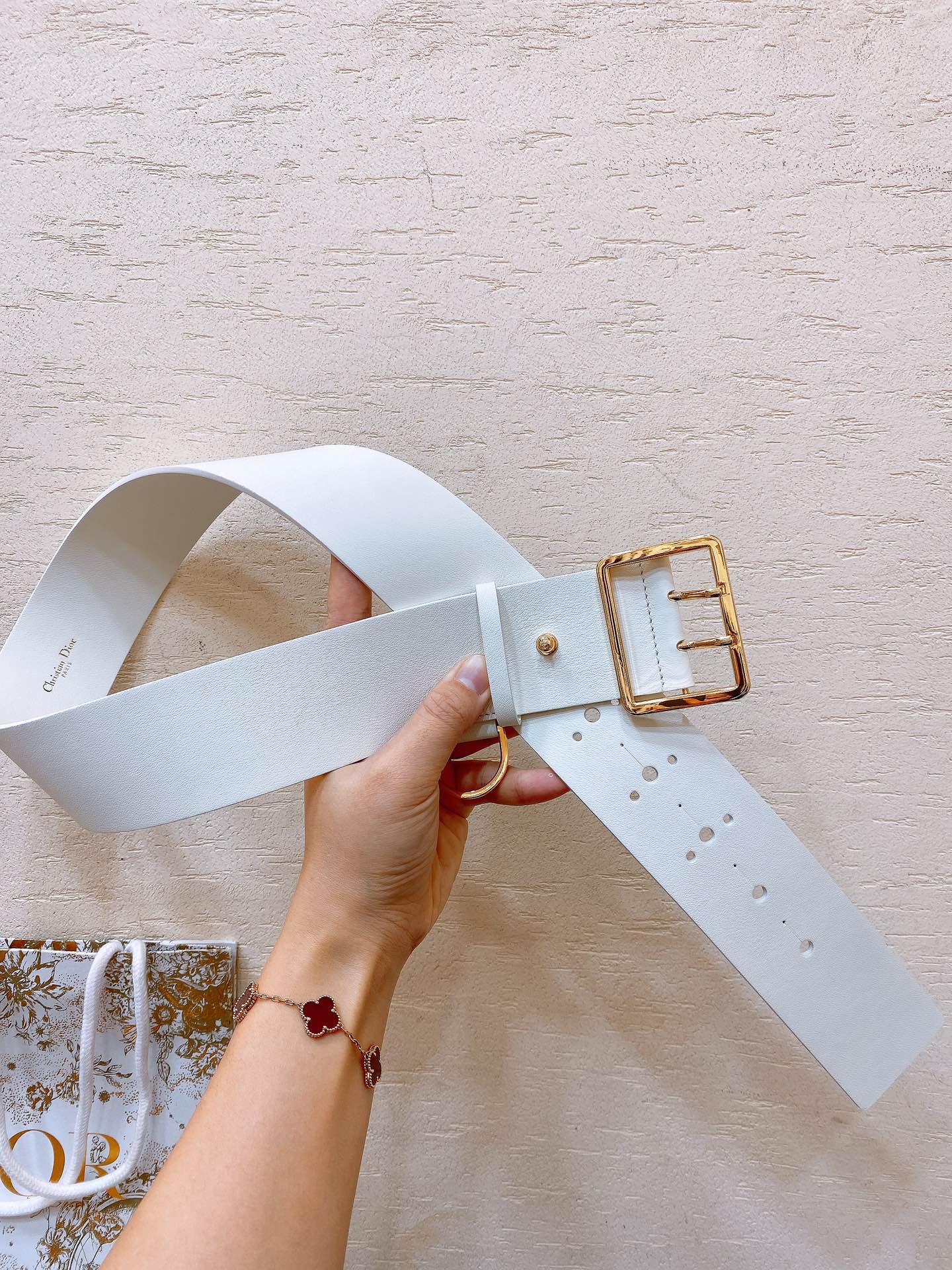 Dior 2026 Punk Belt 50mm Calfskin