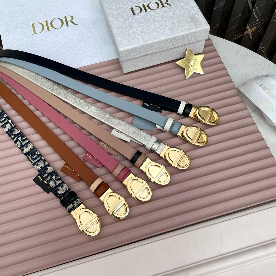 Dior 2026 Montaigne Reversible Belt 2.0cm Smooth Cowhide Leather