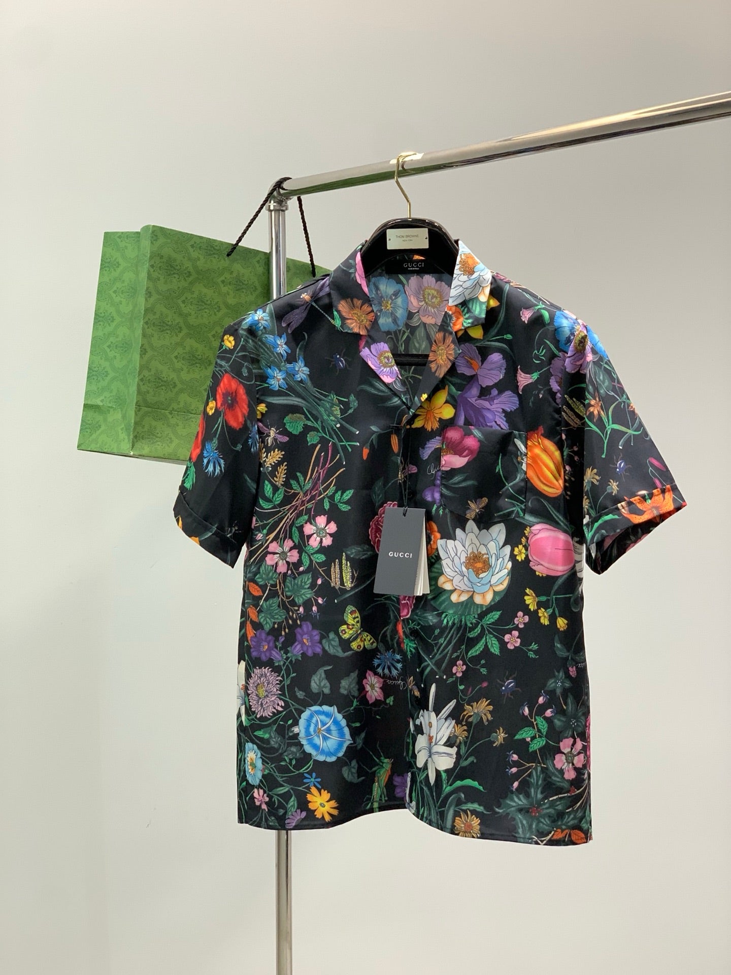 Gucci 2026 Flower Set Black mix colors Silk 131811