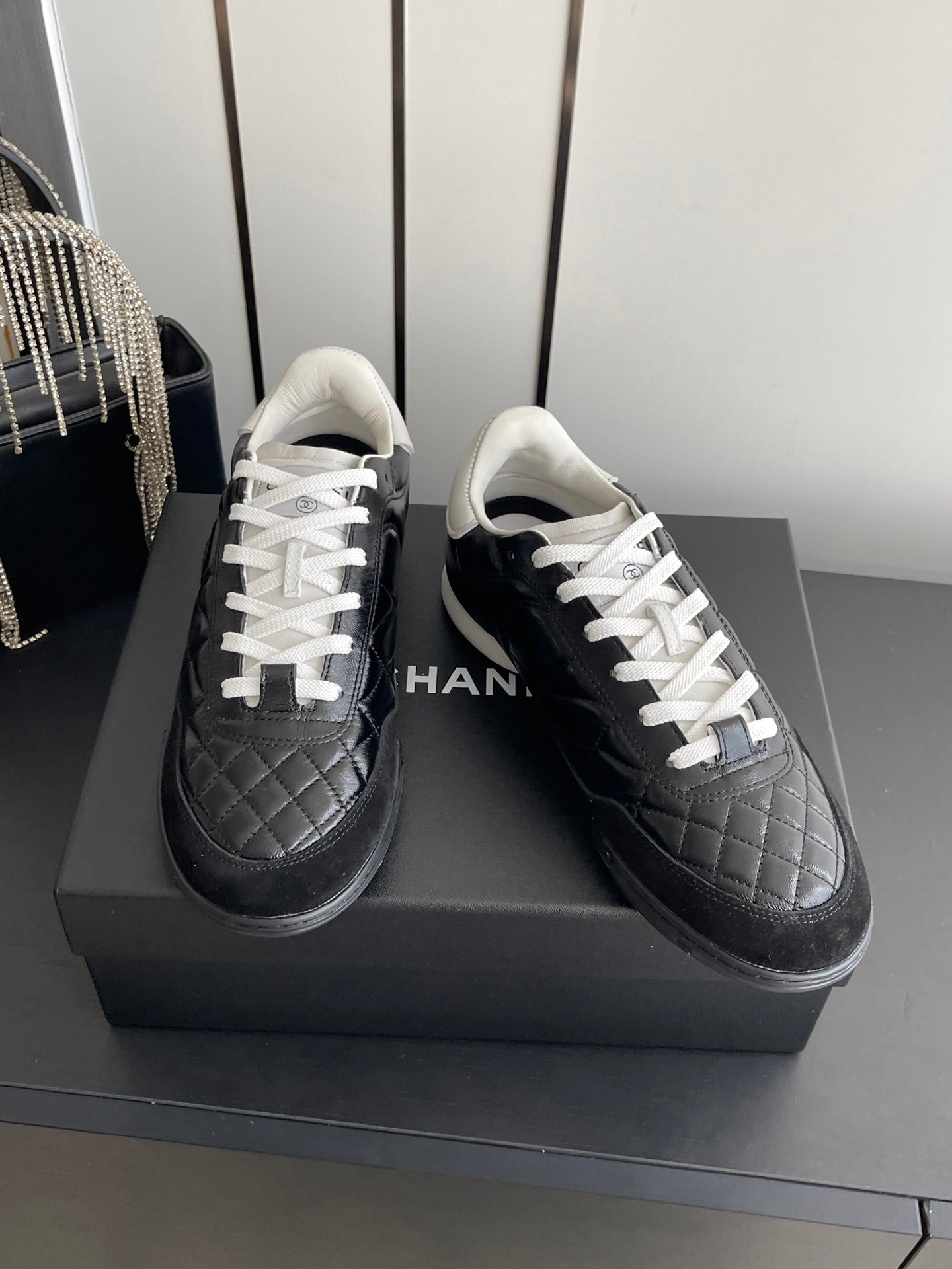Channel 2026 Sneaker Quilted Calfskin Suede 895746