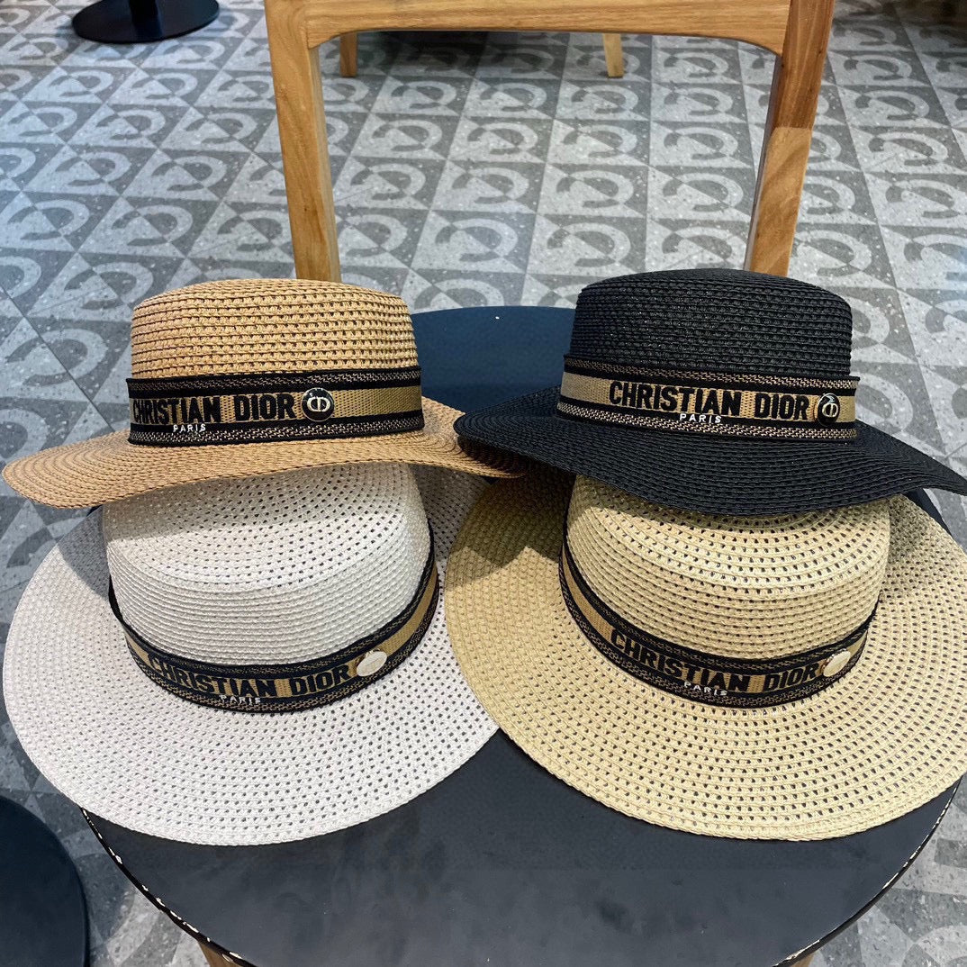 Dior Logo Straw Hat 219084