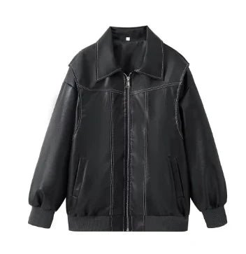 Ruby | Manteau oversize contrasté pour femmes