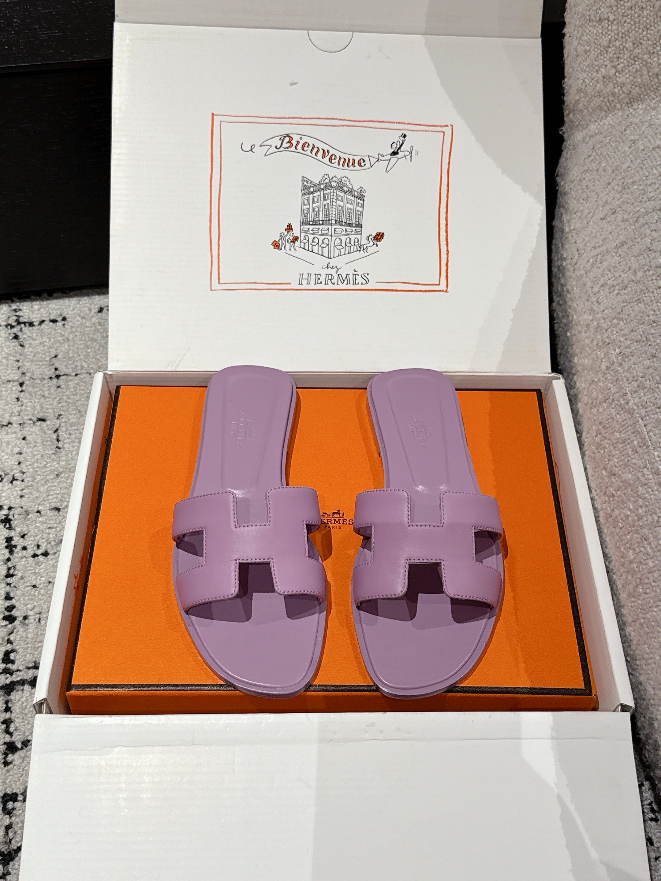 Hermes 25 Oran Sandal Calfskin