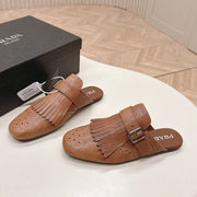 PRA 26S Mule Camel Brown Calfskin 600591