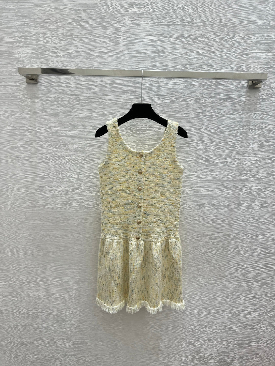 Chanel 2026 Vest Yellow Pink Cotton Wool 397715