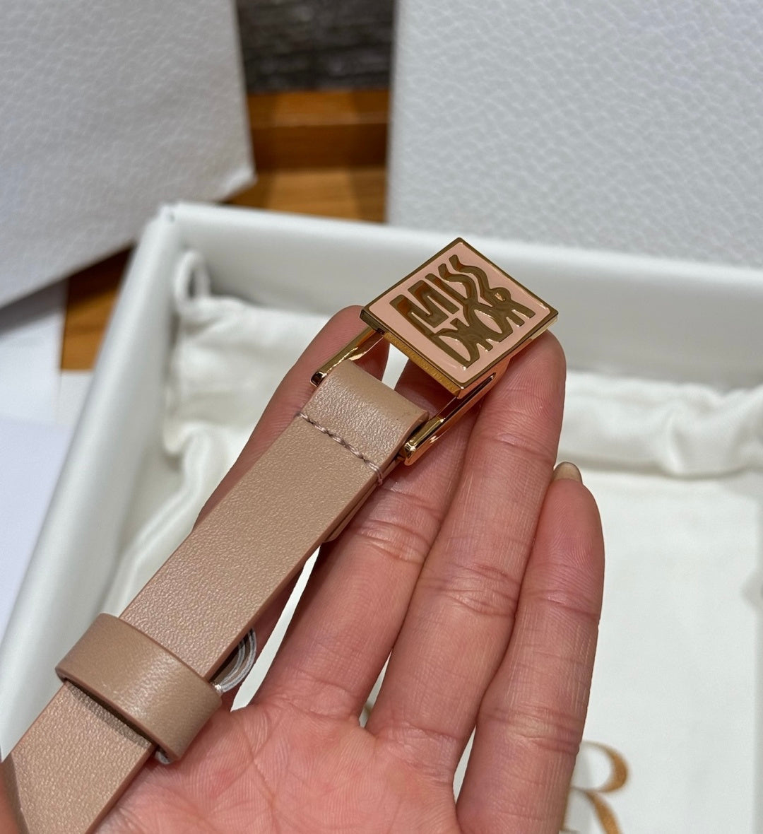 Dior 2026 Miss Dior Belt 15mm Smooth Calfskin