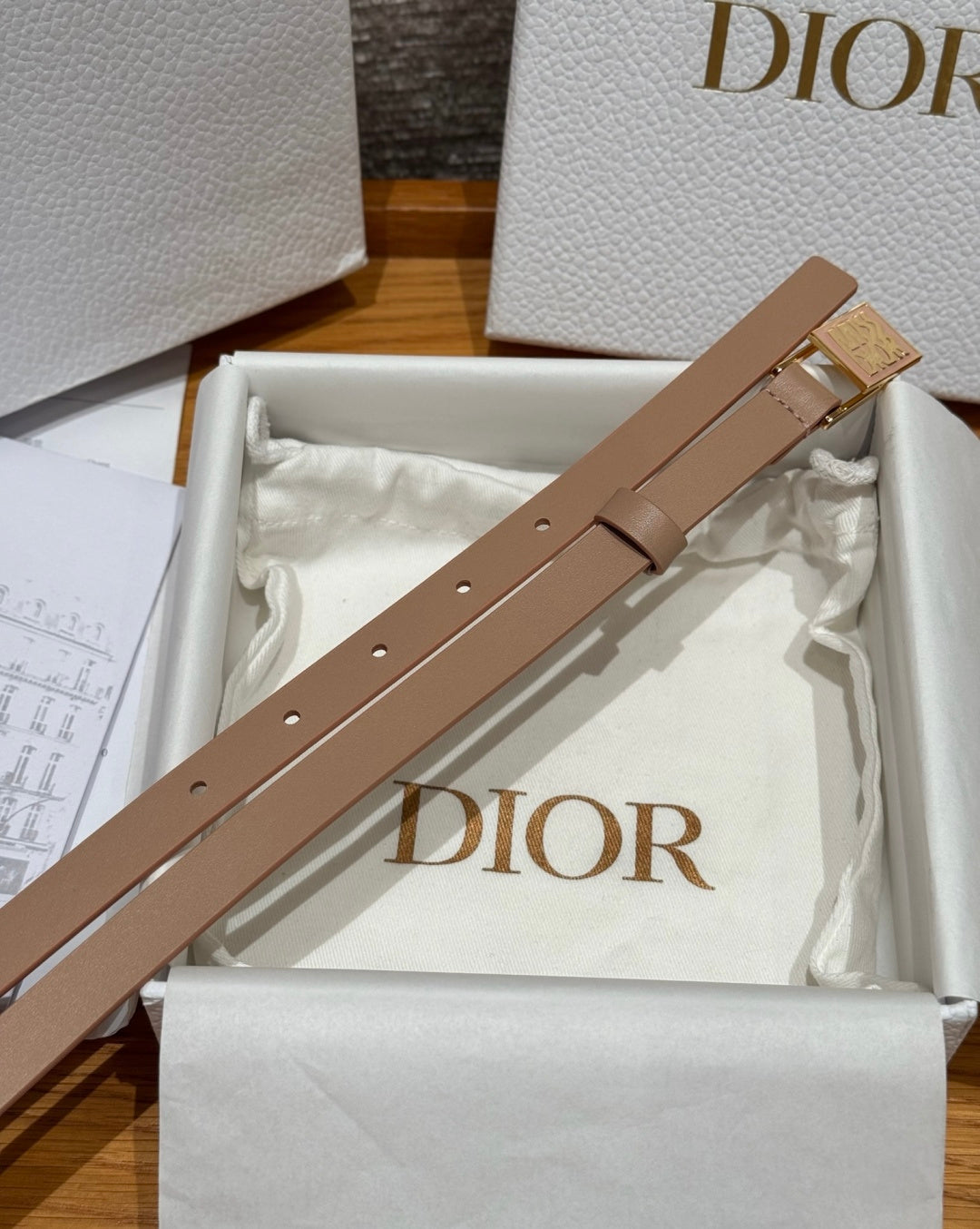 Dior 2026 Miss Dior Belt 15mm Smooth Calfskin