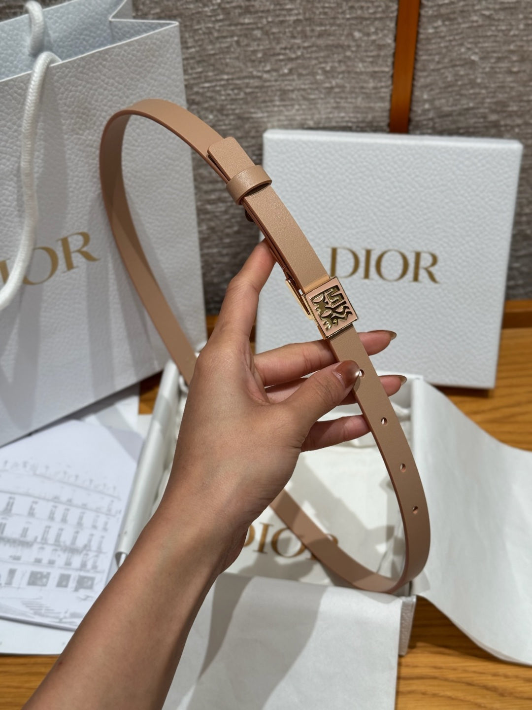 Dior 2026 Miss Dior Belt 15mm Smooth Calfskin