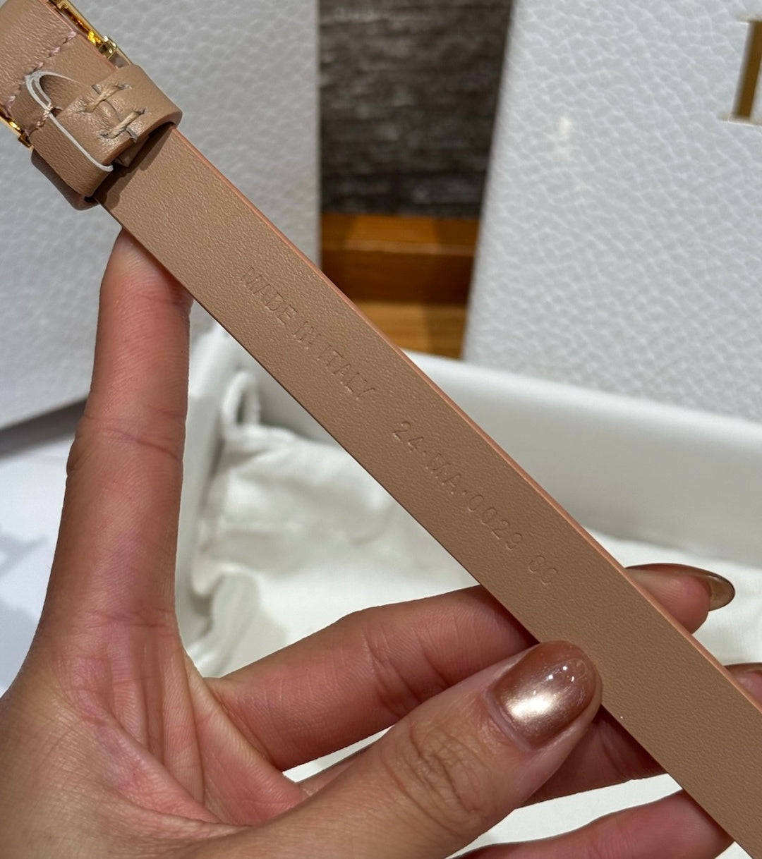 Dior 2026 Miss Dior Belt 15mm Smooth Calfskin