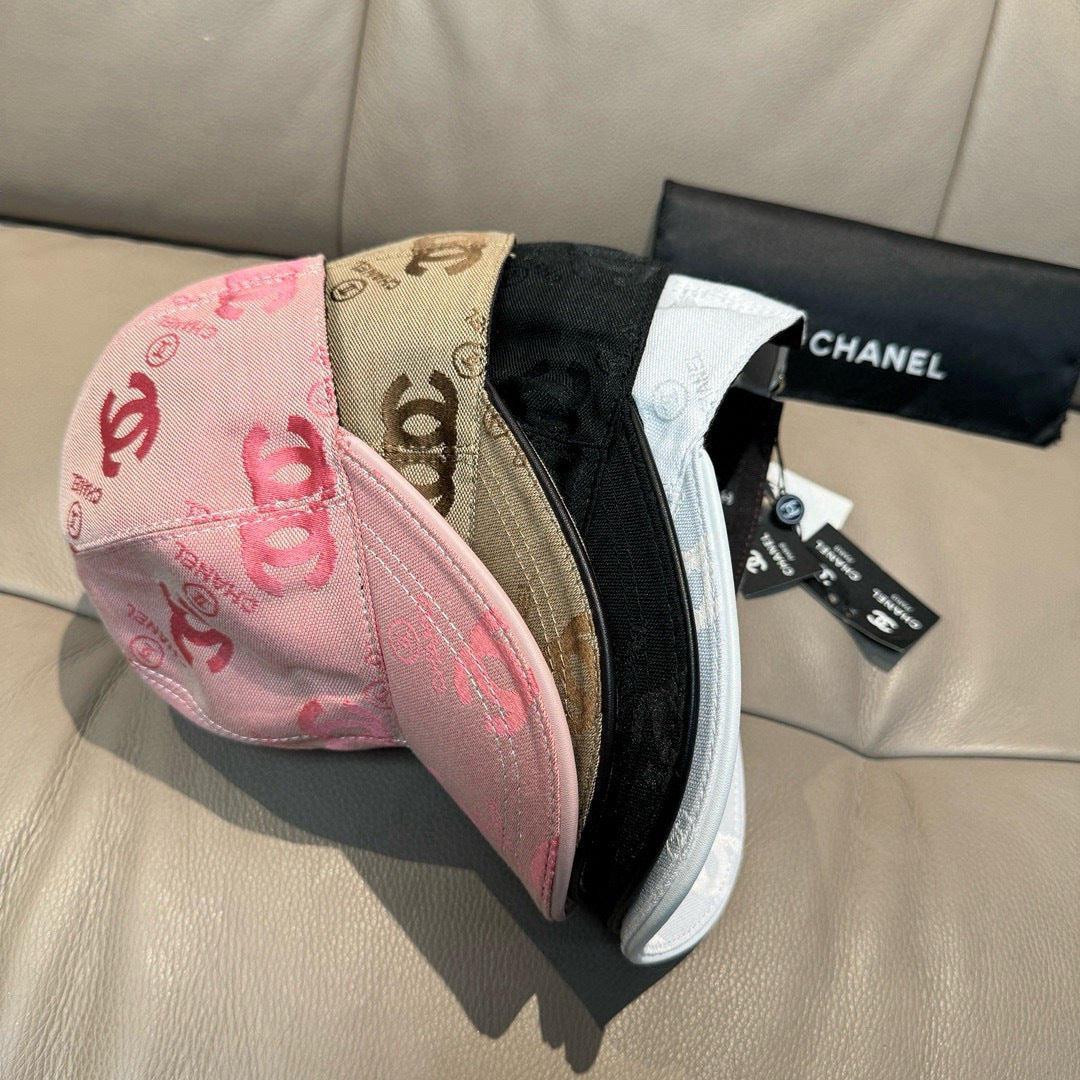 Chanel Double C Baseball Cap Cotton 323736