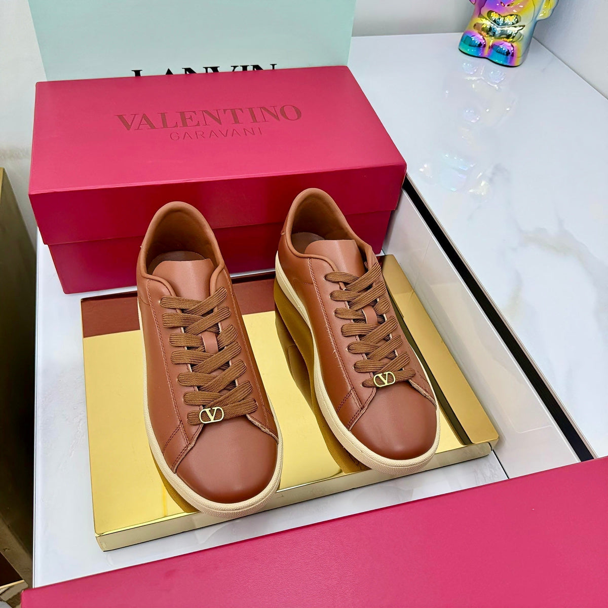 VT 25 Royco Vlogo Sneaker Brown Cowhide 331392