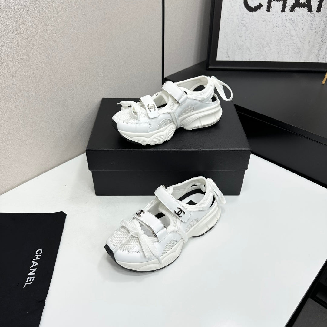 Channel 2026 Casual Sneakers 30mm Mesh Calfskin 894891