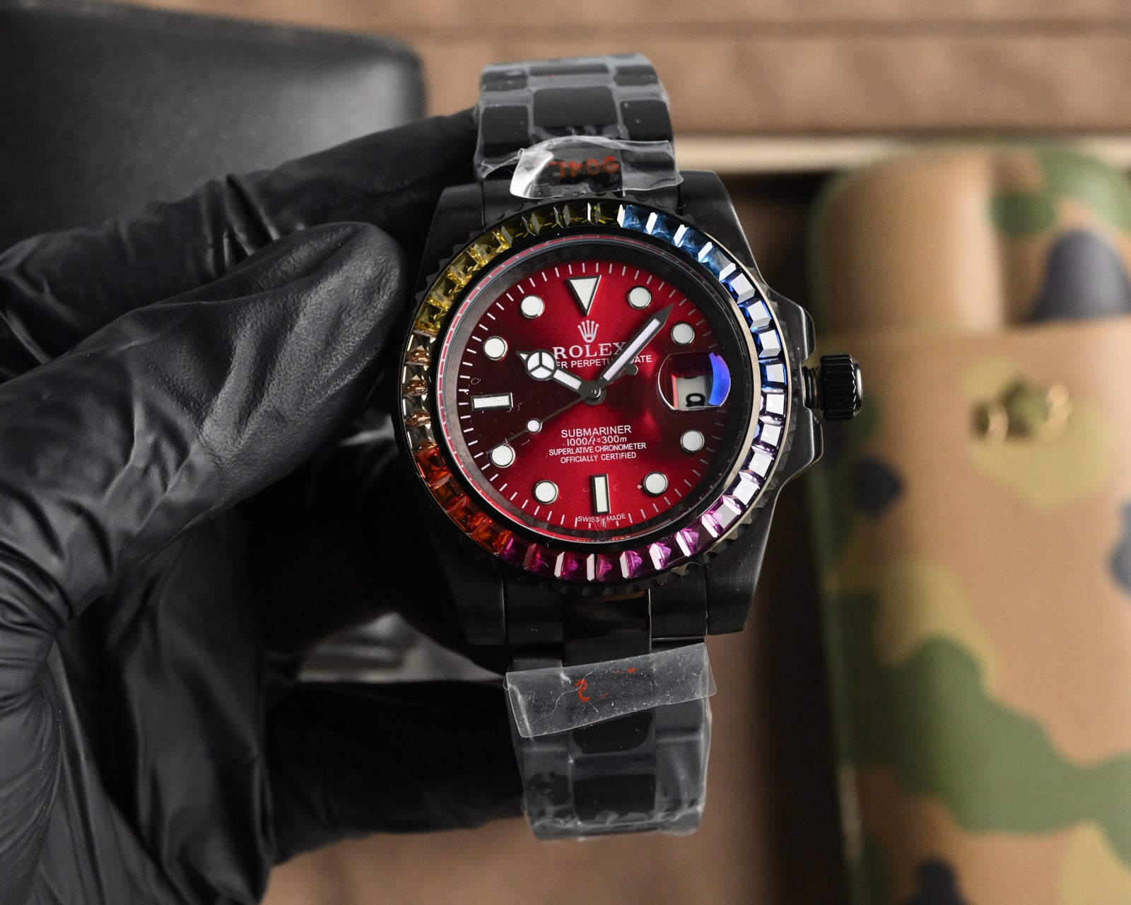 Rolex Submariner 40mm Black Red Dial