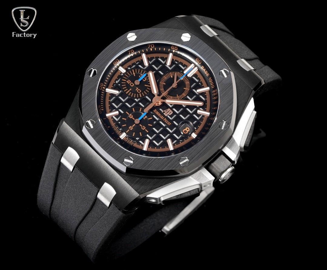 Audemars Piguet Royal Oak Offshore Chronograph 41mm Black Case Brown Black Dial