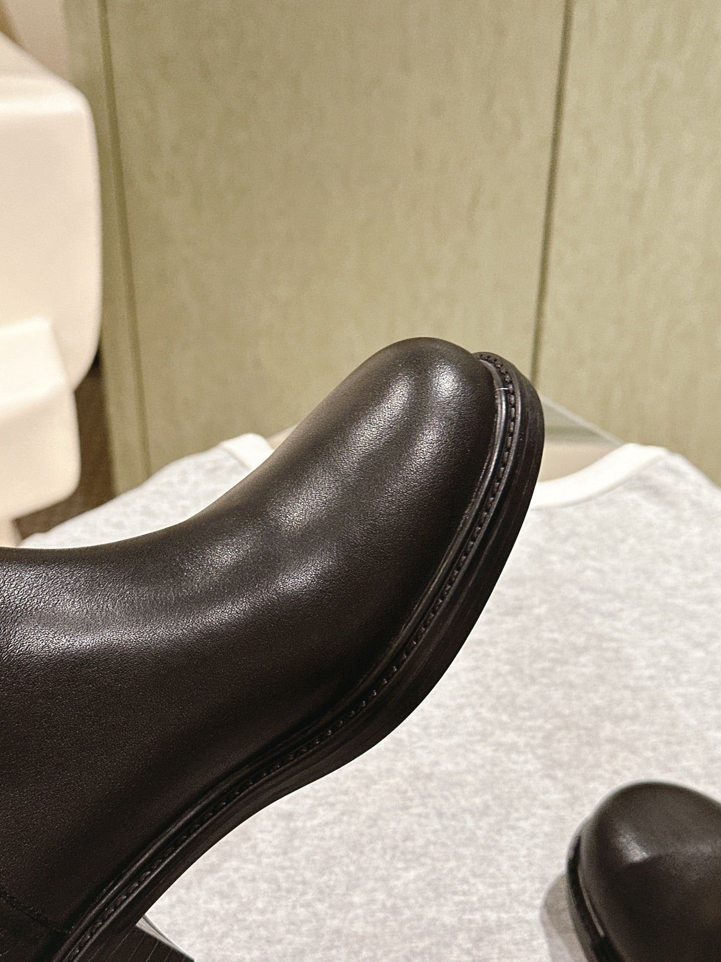 Gucci Riding Long Boot Black Sheepskin 484877