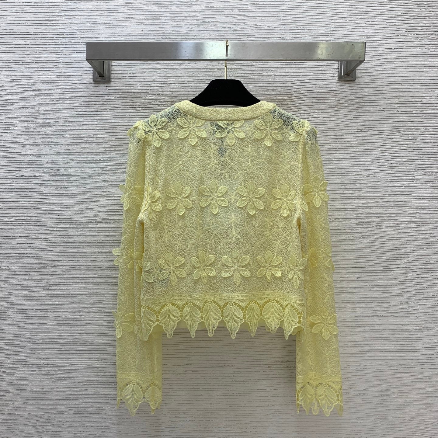 Chanel 2026 Floral Lace Two-piece Set Yellow 355323