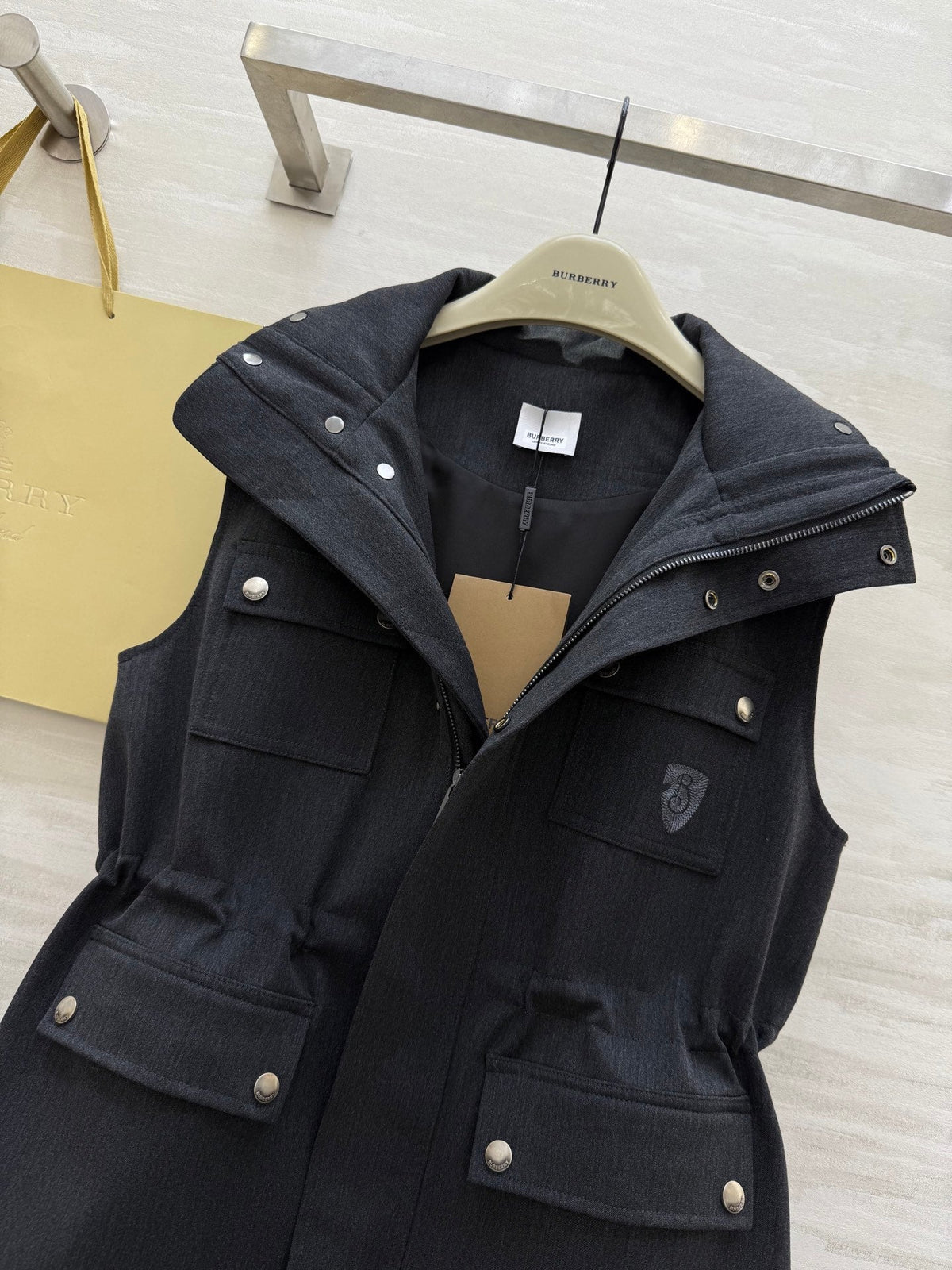 Bur 25 Autumn And Winter Wool Coat Black
