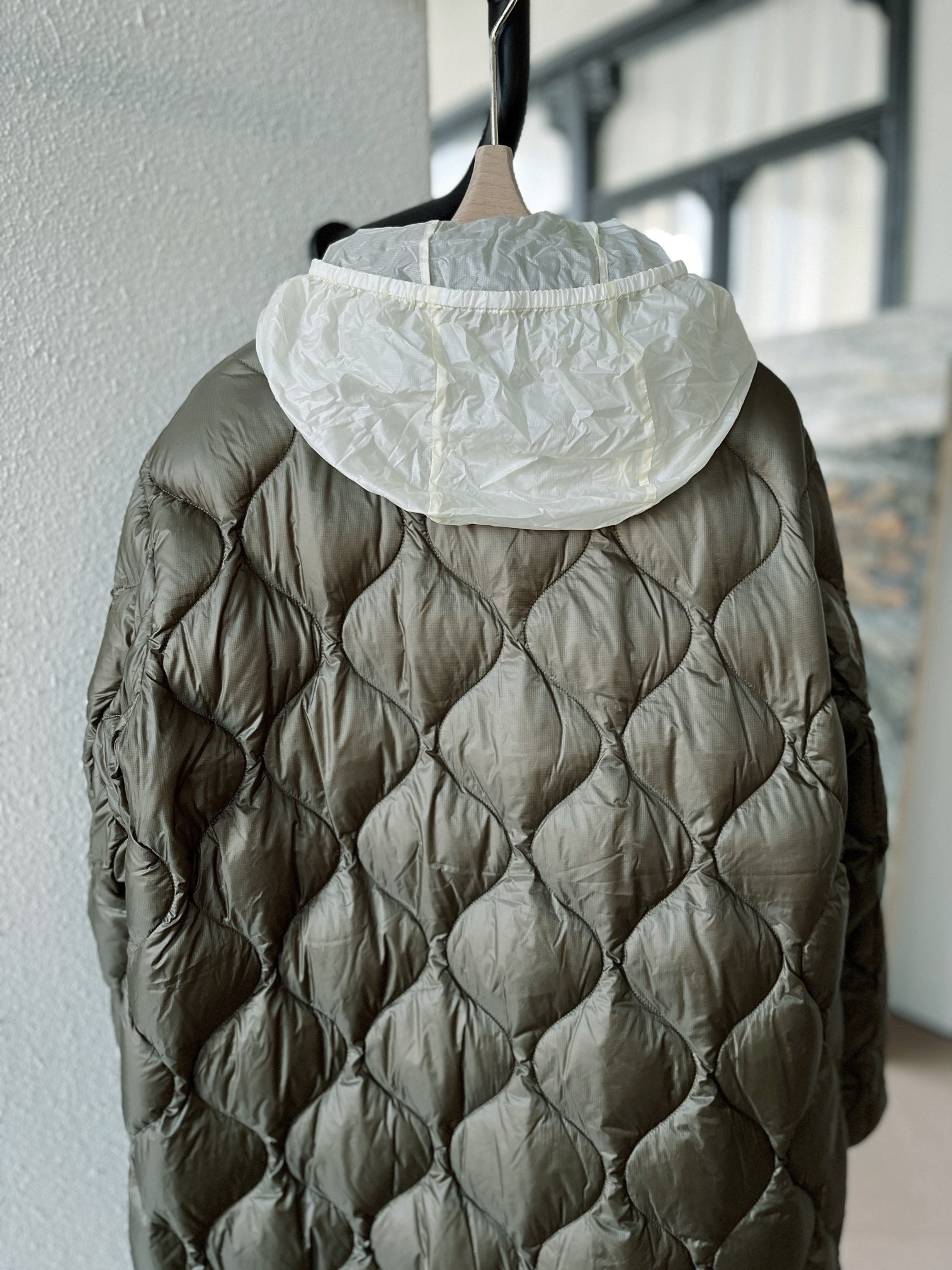 MC 25 Quilted Jacket Moss Green Polyester 0003