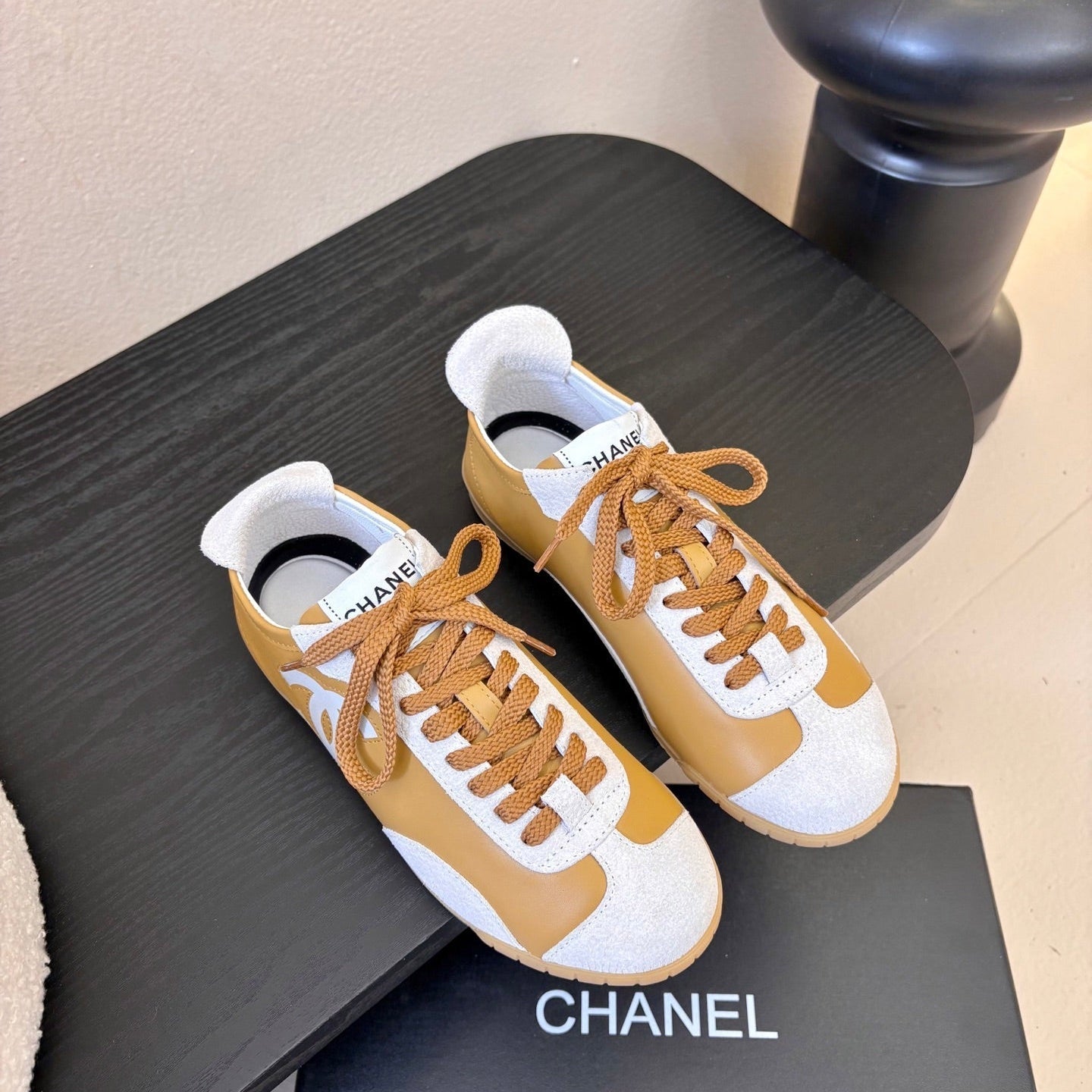 CC 2026 Sneakers Calfskin and Embossed Suede Calfskin