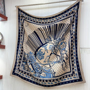 Cheval Punk Bandana Scarf 135 CM In Colorful Cashmere And Silk 304388