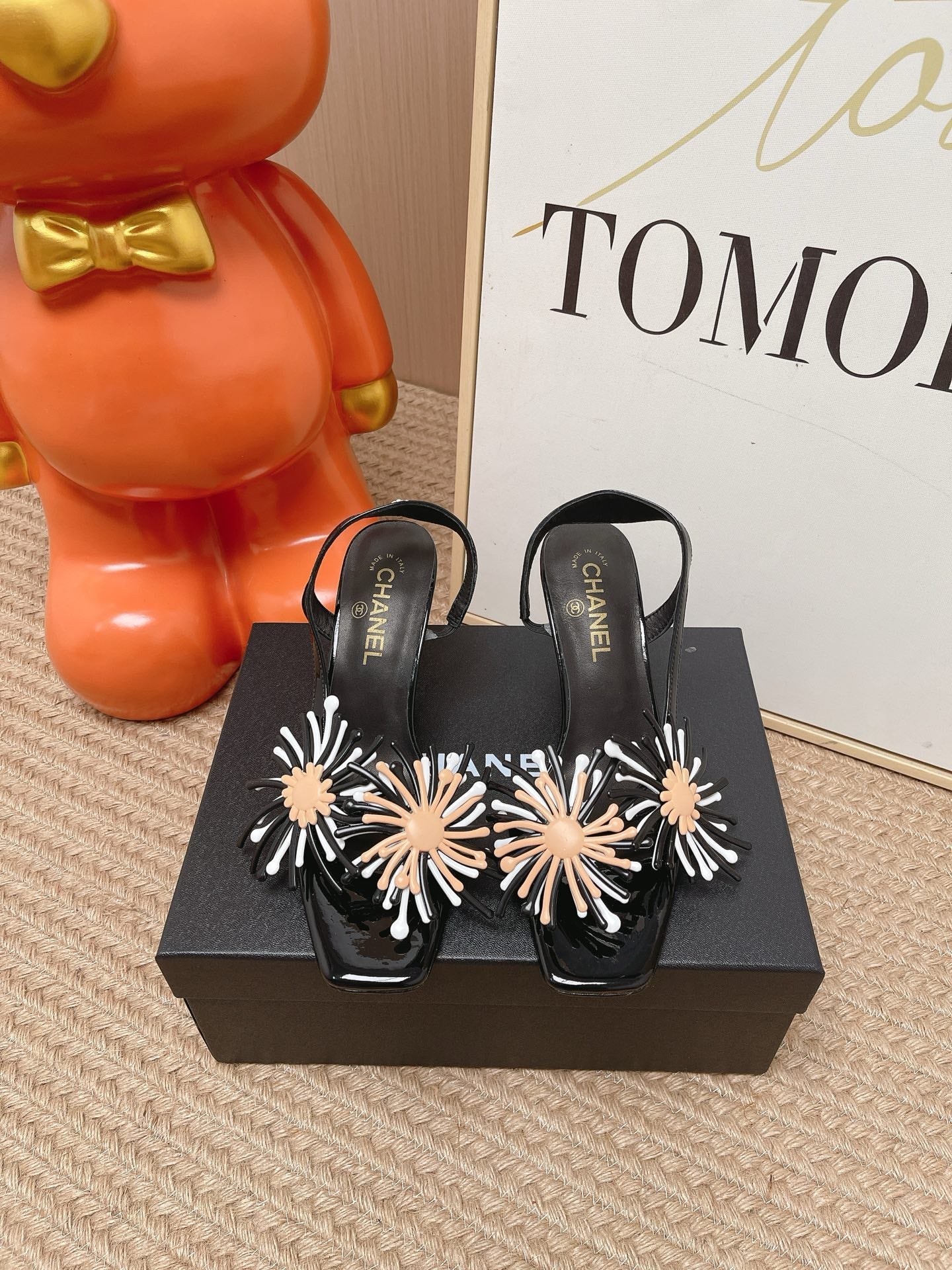 Chanel 2026 Flower High Heeled Sandal 60mm Lambskin 854578