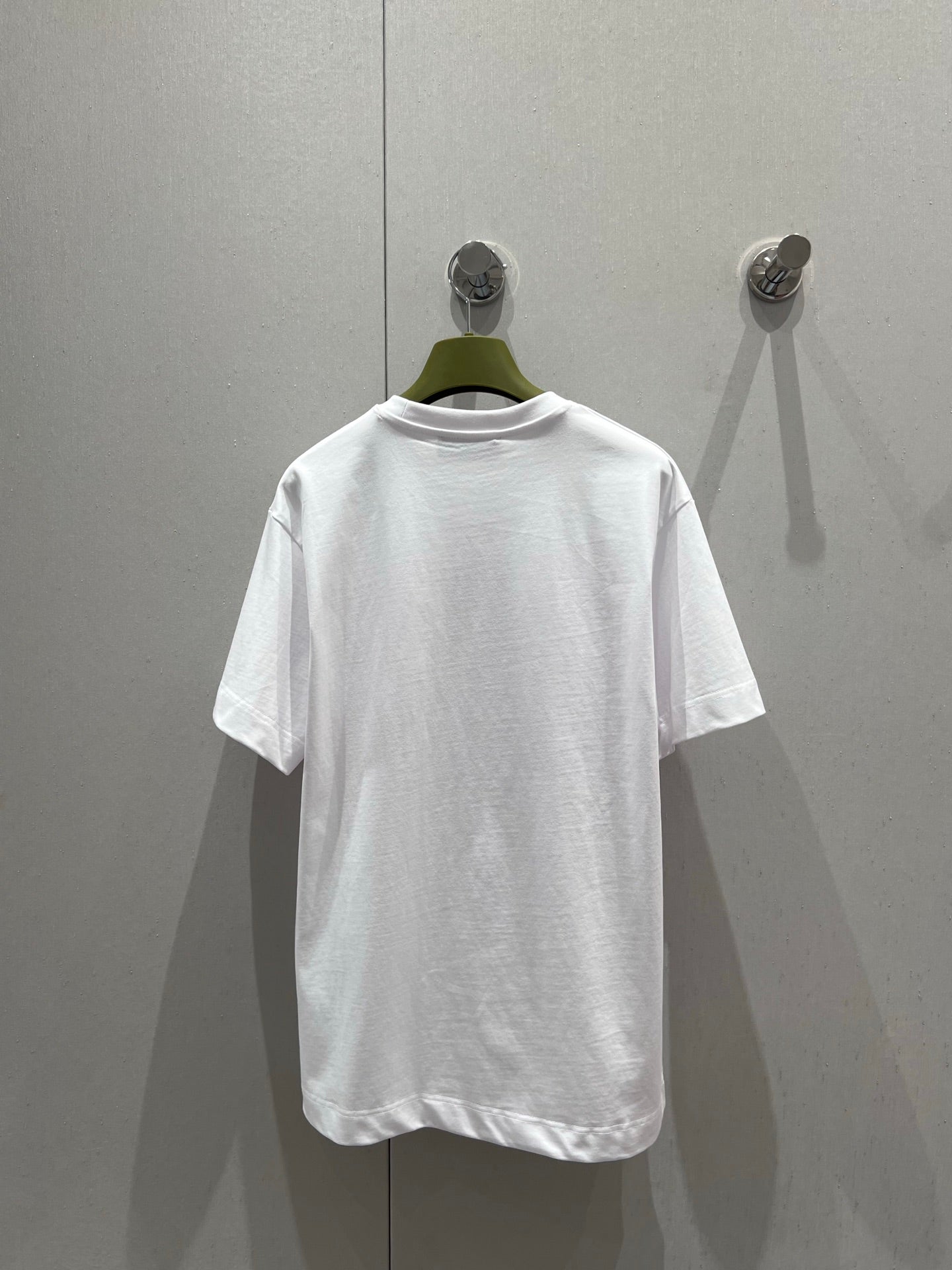 Gucci 25 Striped Logo Print Short-sleeved T-shirt White Red Cotton