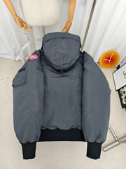 C. Goose Bomber jacket Grey Polyester 0006