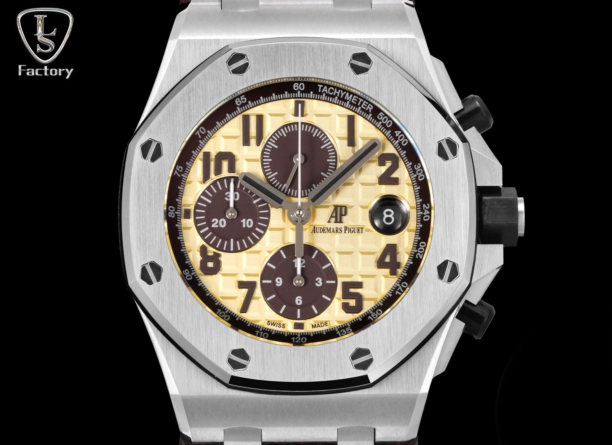Audemars Piguet Royal Oak Offshore Chronograph 42mm Stainless Steel Cream Dial