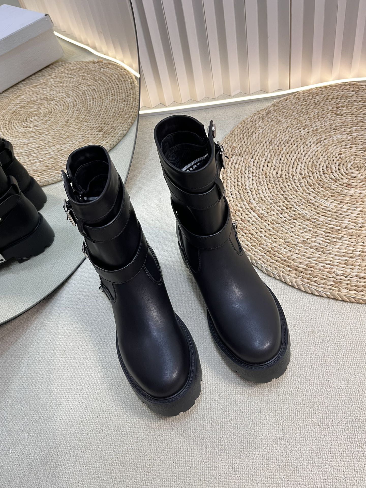 D-Major Ankle Boot 35mm In Black Calfskin 992673