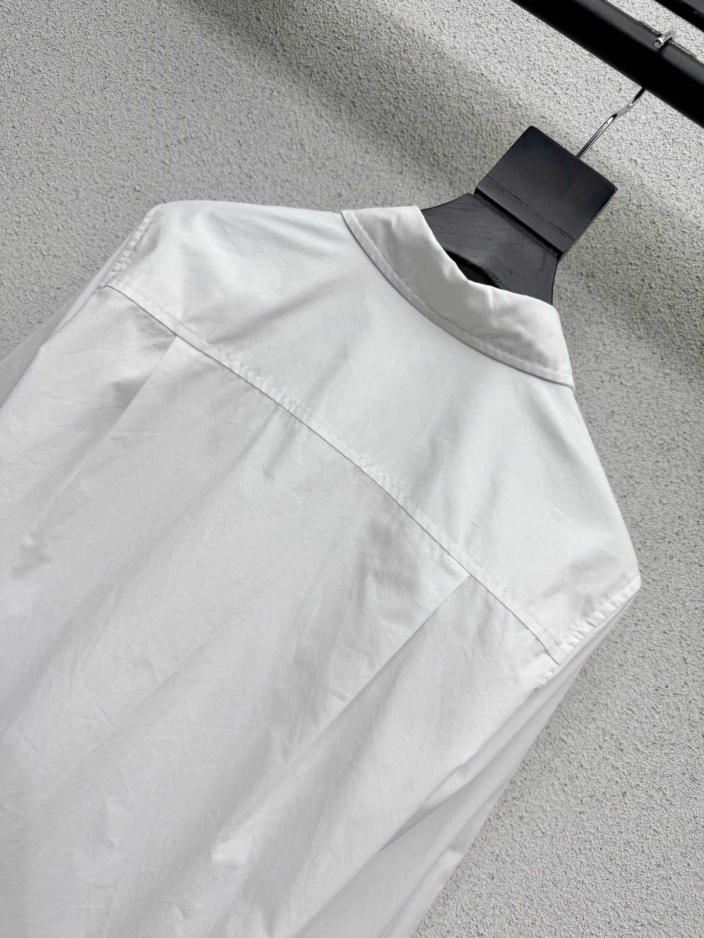 Dior 2026 Embroidered Logo Shirt White Cotton 374551