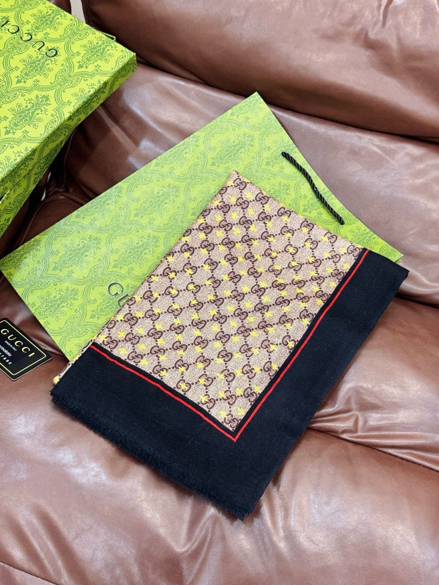 GG Classic 200CM Brown Black Wool 287729