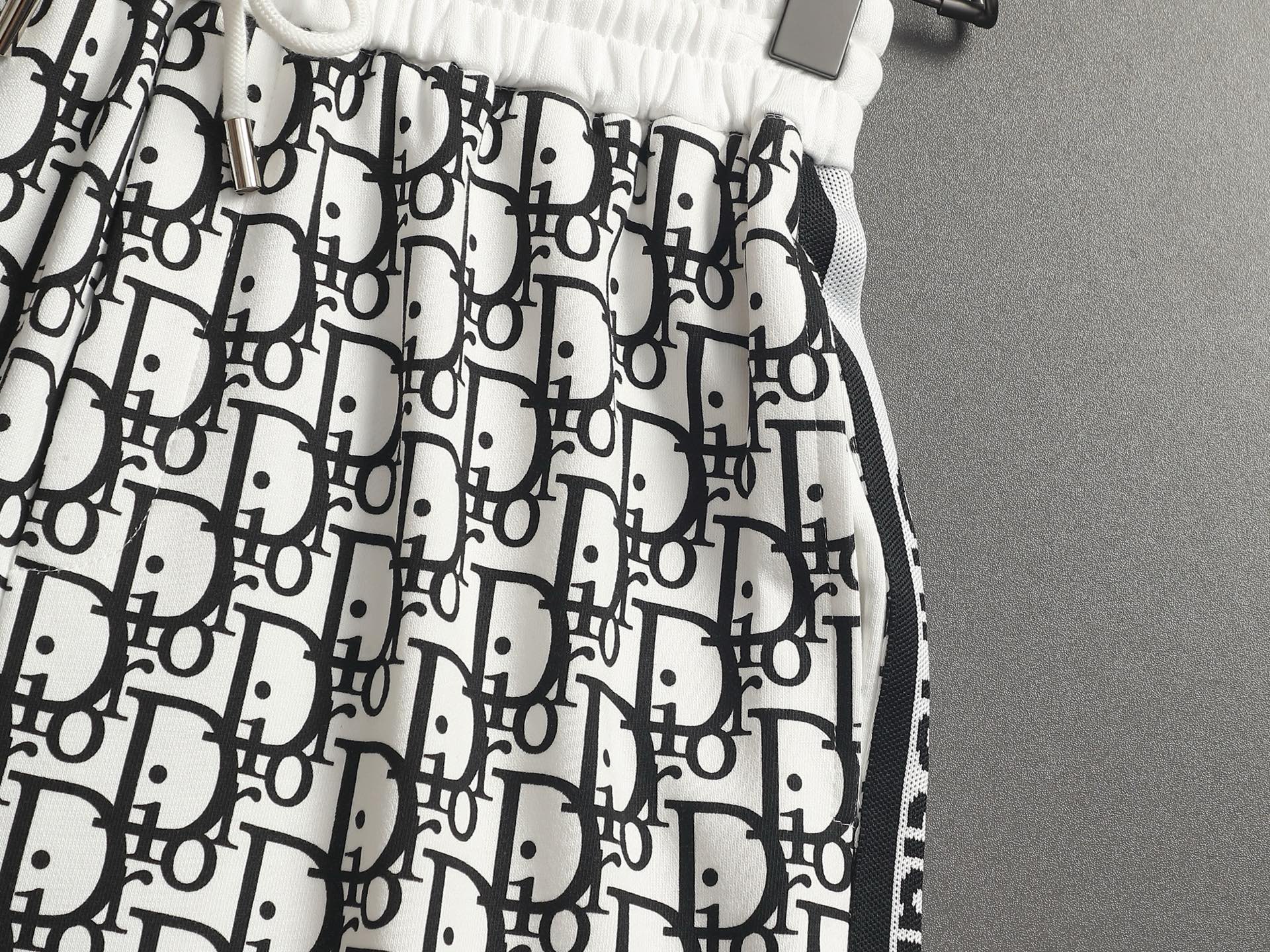 CD 26A Men Terry Cloth Short Oblique Embroidery Fabric 285967