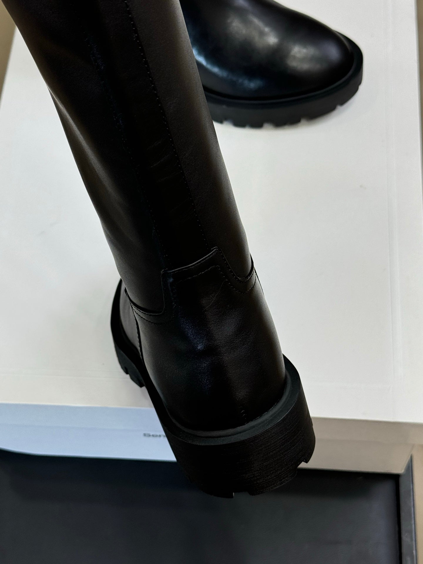 Gucci 2025 Arc de Triomphe Boot Black Calfskin 562168