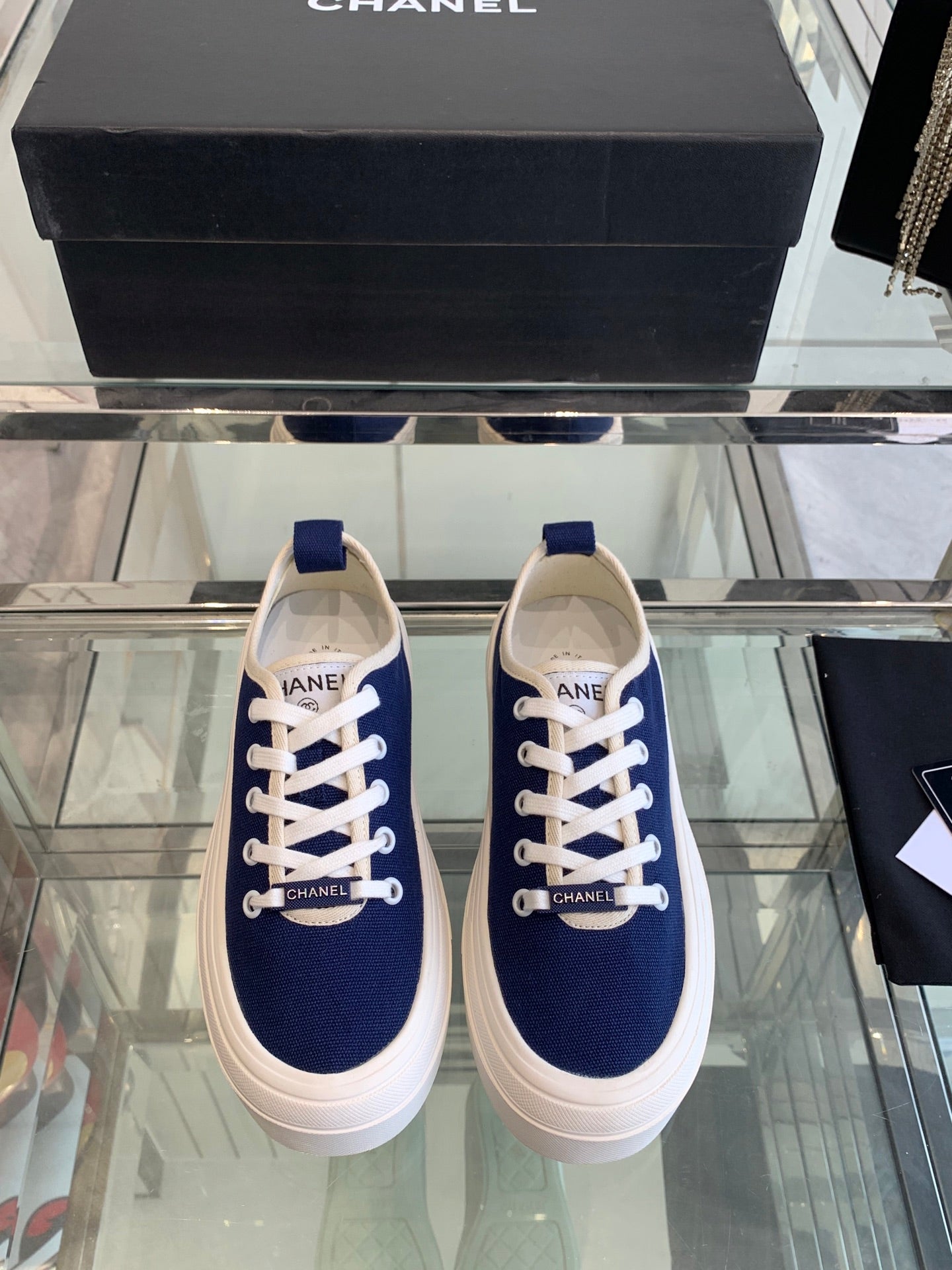 CC Sneaker Dark Blue Canvas  203265