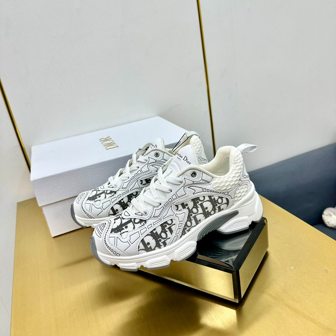 CD Chrono Sneaker 40mm In White Mesh Fabric 994570