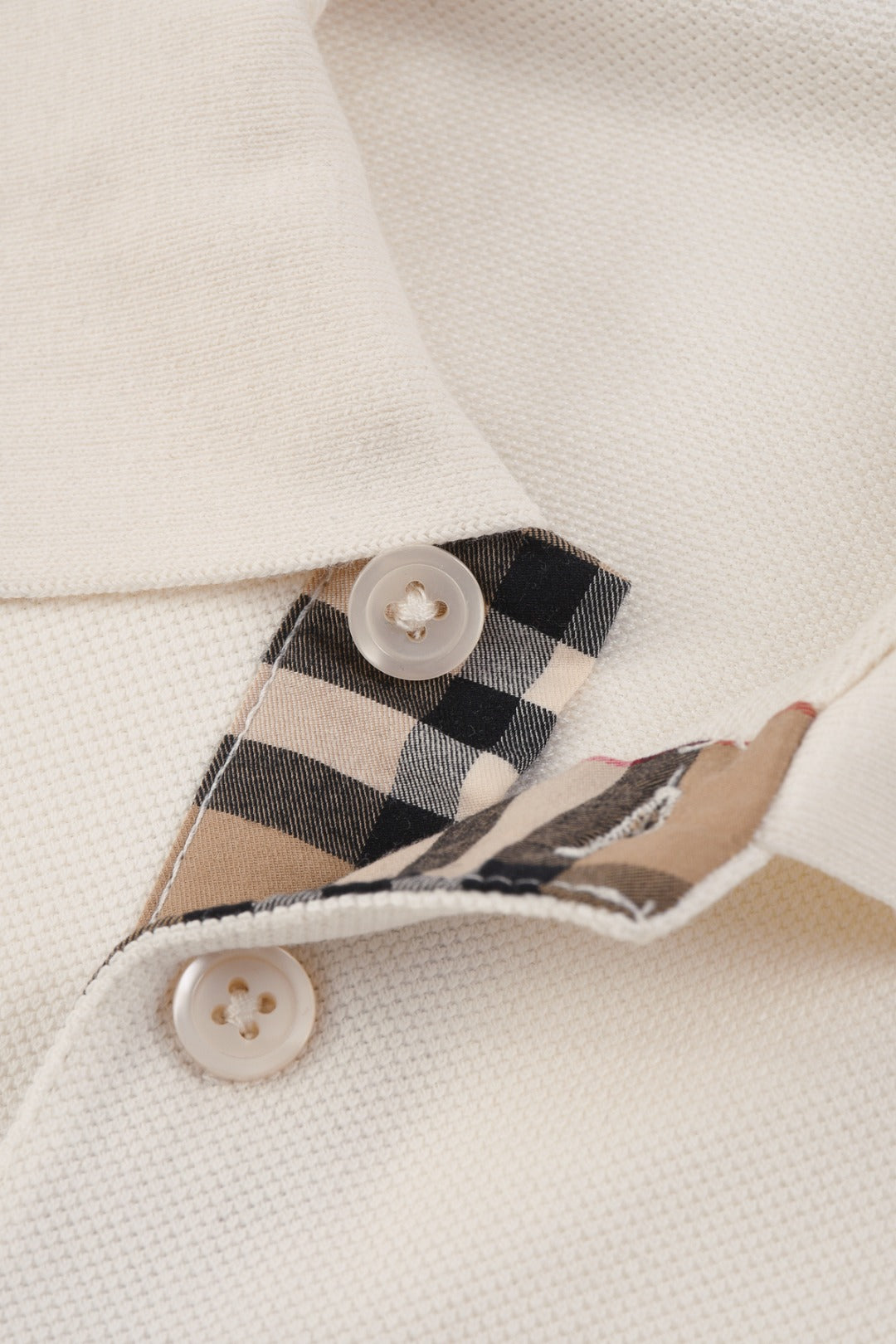Burberry 25 Polo T- Shirt White Cotton 232685
