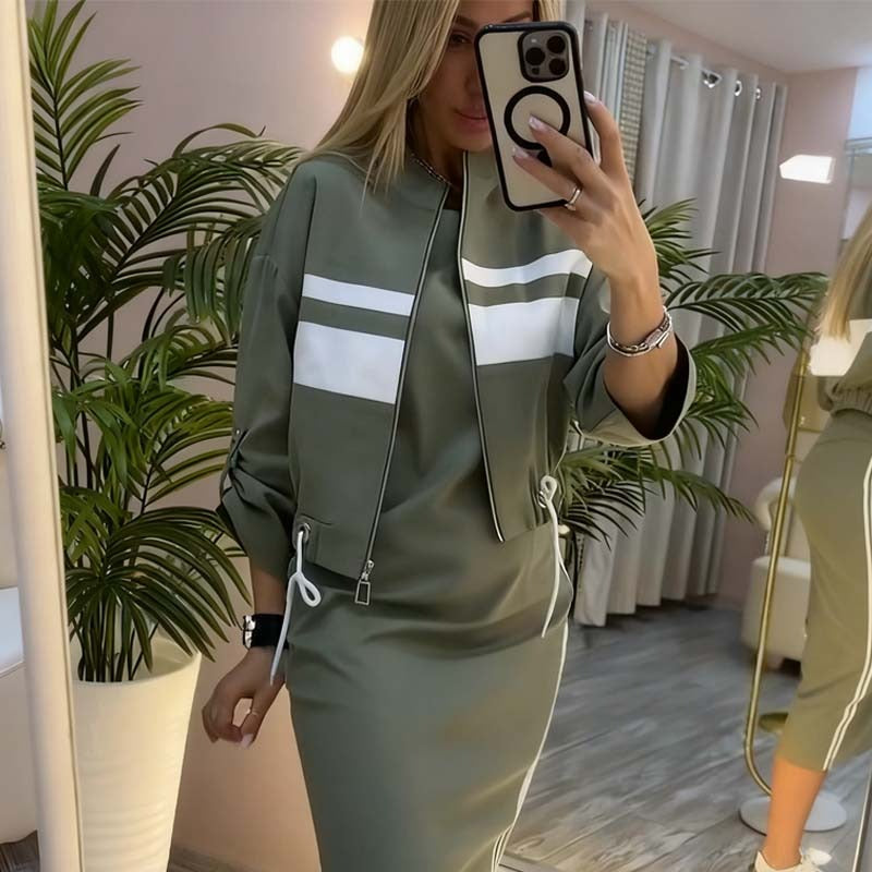 Elegant Casual Two-Piece Set #VEV32664