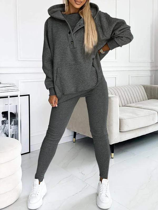 Lisa Ensemble de sweatshirt décontracté et confortable